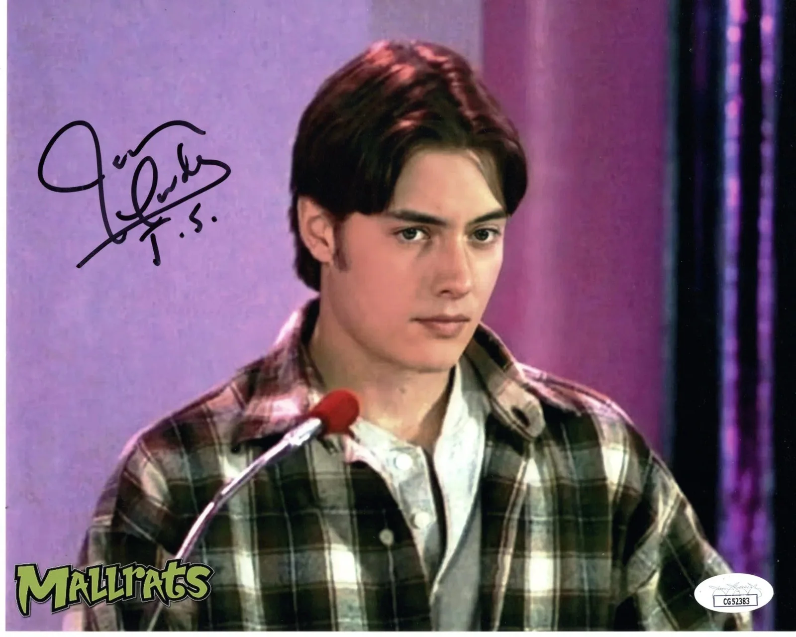 Jeremy London — Jeremy London signed 8x10 Photo TS Quint Mallrats JSA Authentication