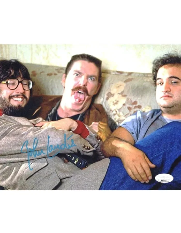 John Landis — John Landis signed 8x10 Photo Writer Director The Blues Brothers JSA, изображение 2