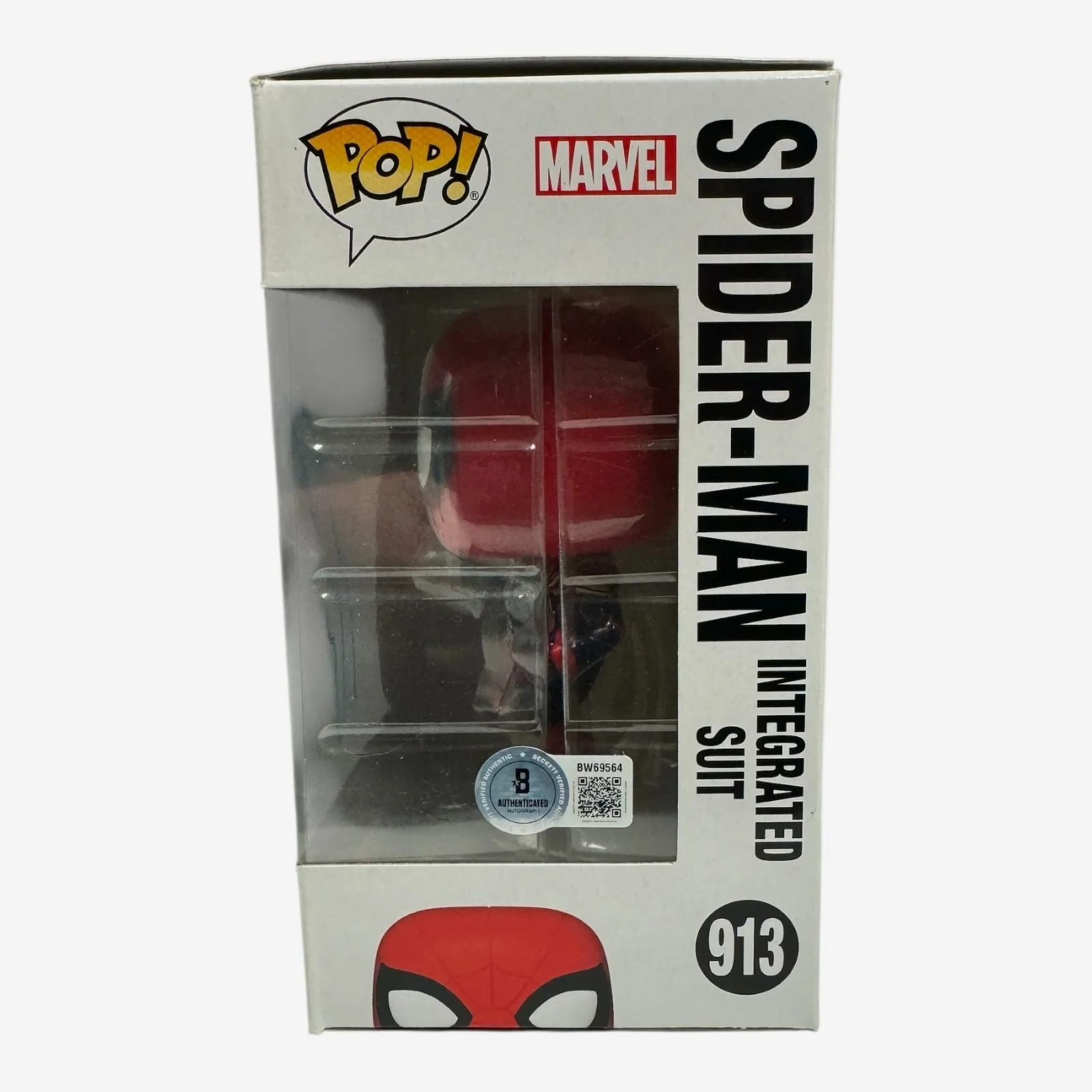 Andrew Garfield — Andrew Garfield Signed Autograph Spider-Man Funko Pop 913 Beckett BAS Marvel, изображение 2