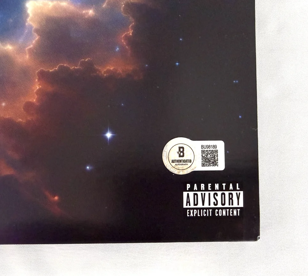 Chris Brown — Chris Brown Signed Autograph 11:11 Deluxe Album Vinyl Record LP w/ Beckett COA, изображение 3
