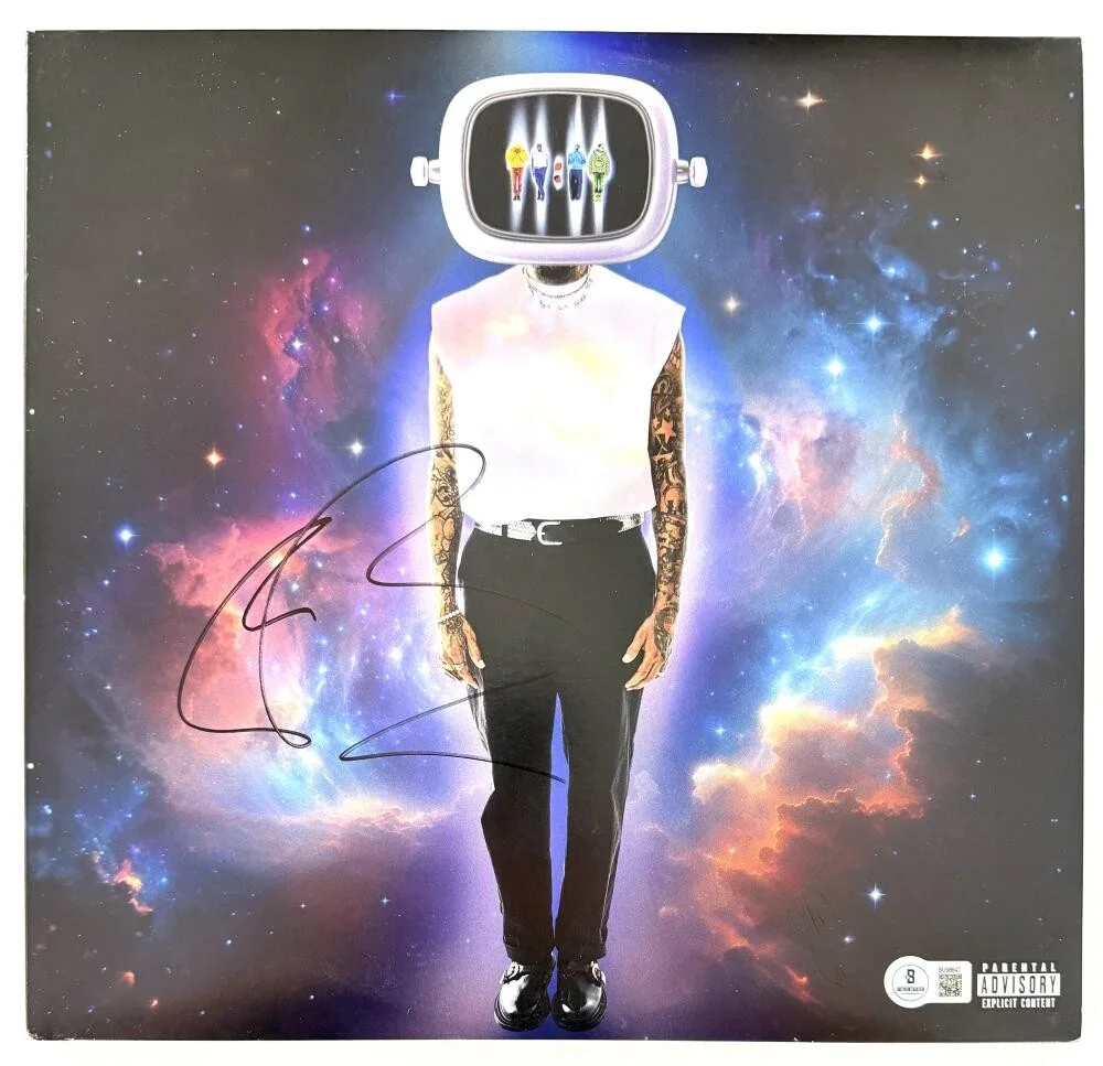 Chris Brown — Chris Brown Breezy Signed Autograph 11:11 Album Vinyl Record LP w/ Beckett COA