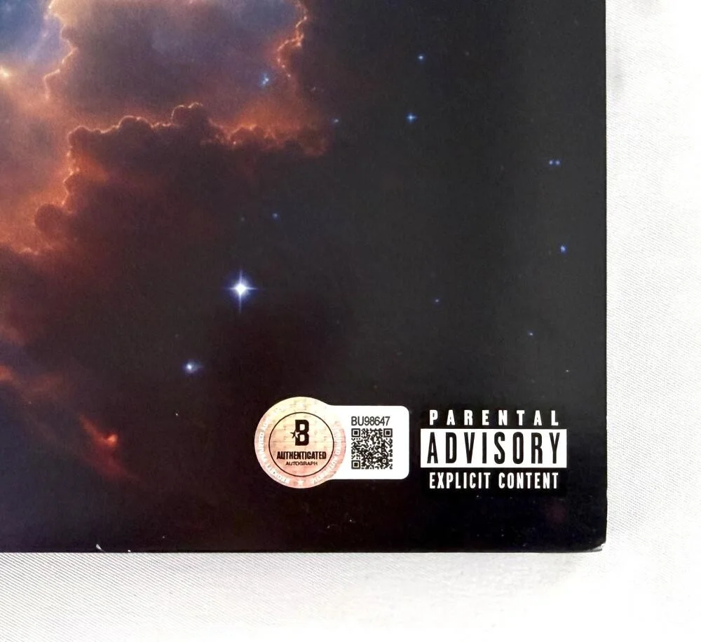 Chris Brown — Chris Brown Breezy Signed Autograph 11:11 Album Vinyl Record LP w/ Beckett COA, изображение 3