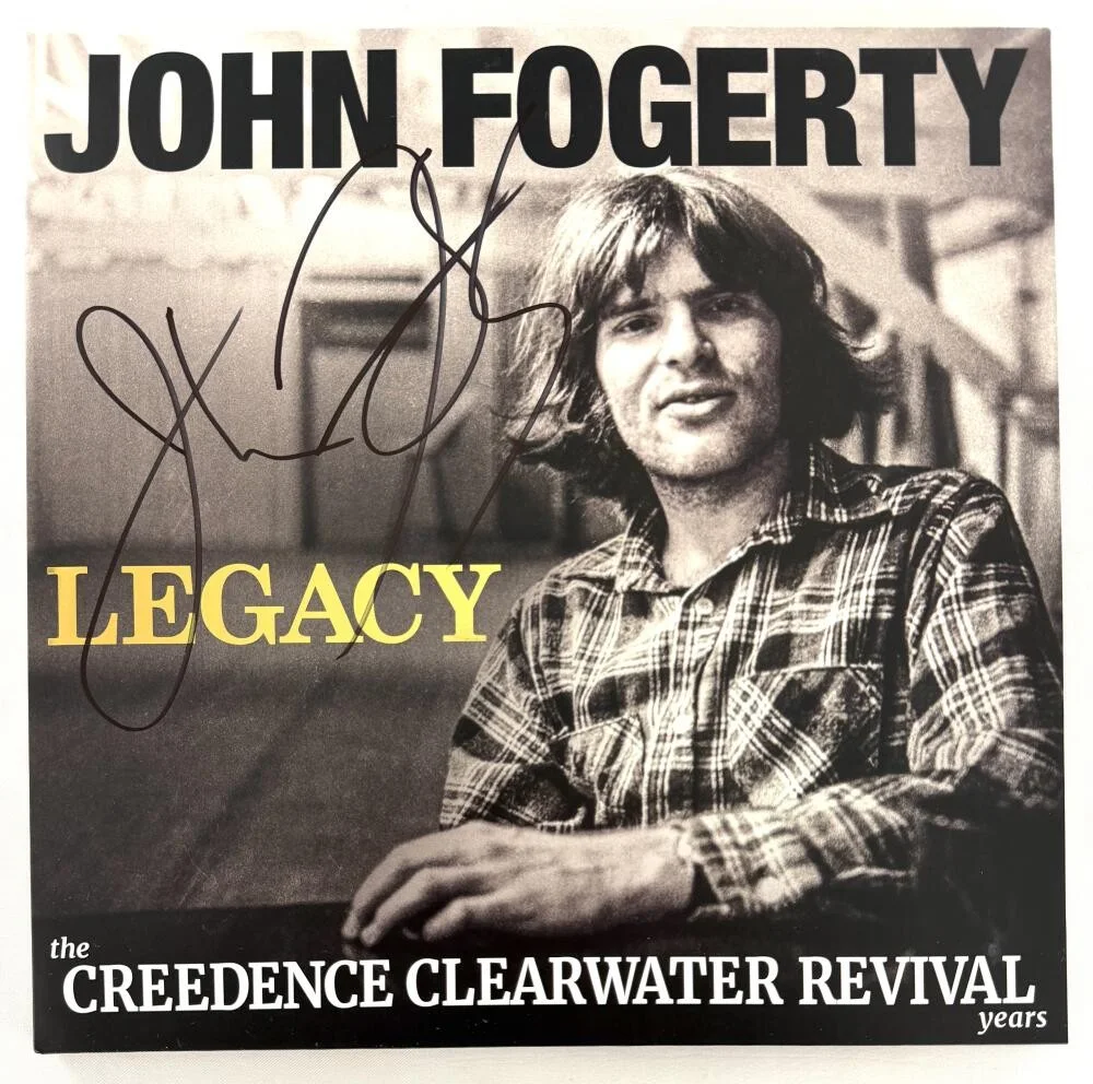 John Fogerty — John Fogerty CCR Signed Autograph Legacy Album Vinyl Record LP w/ Beckett COA