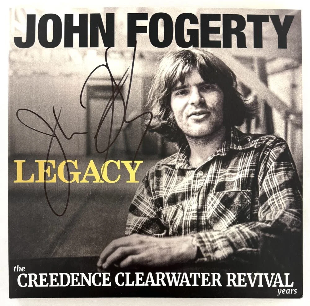 John Fogerty — John Fogerty Creedence Clearwater Signed Autograph Legacy Album Record - BAS COA