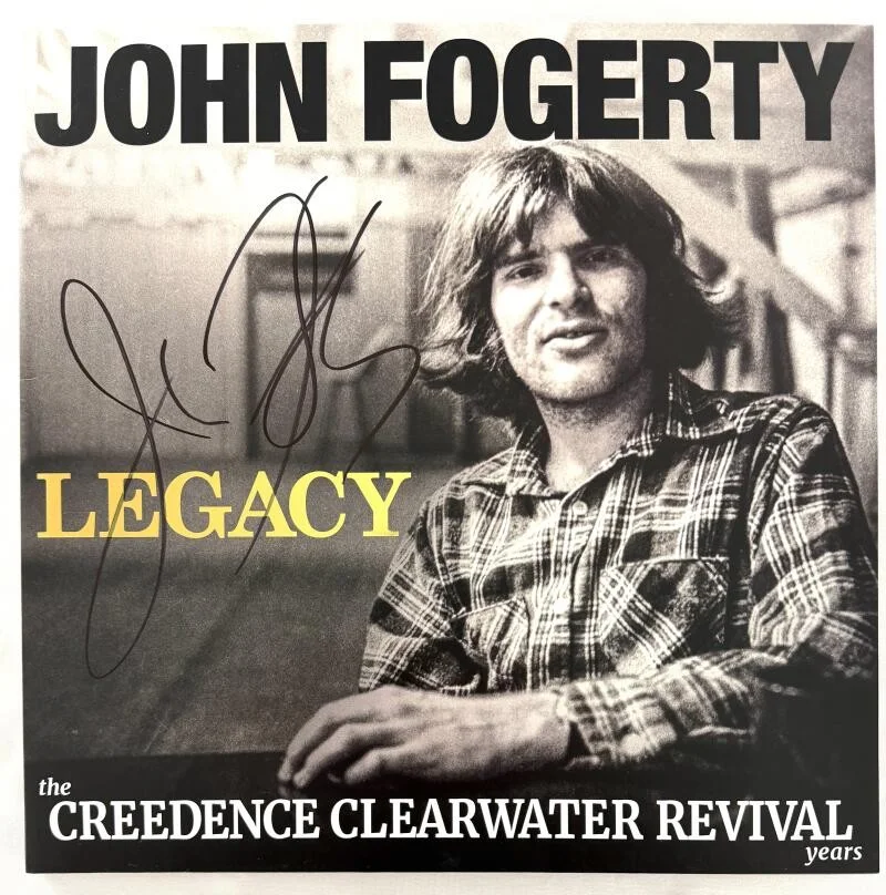 John Fogerty — John Fogerty Signed Autograph Creedence Clearwater Revival Legacy Record BAS COA