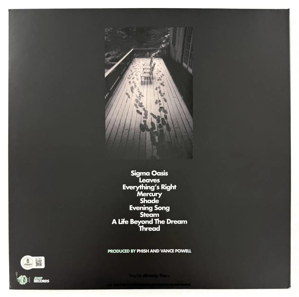 Trey Anastasio — Trey Anastasio Phish Signed Autograph Evolve Album Vinyl Record w/ Beckett COA, изображение 2