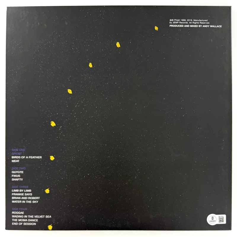 Trey Anastasio — Trey Anastasio Phish Signed Autograph Story of the Ghost Album Record w/ BAS COA, изображение 2