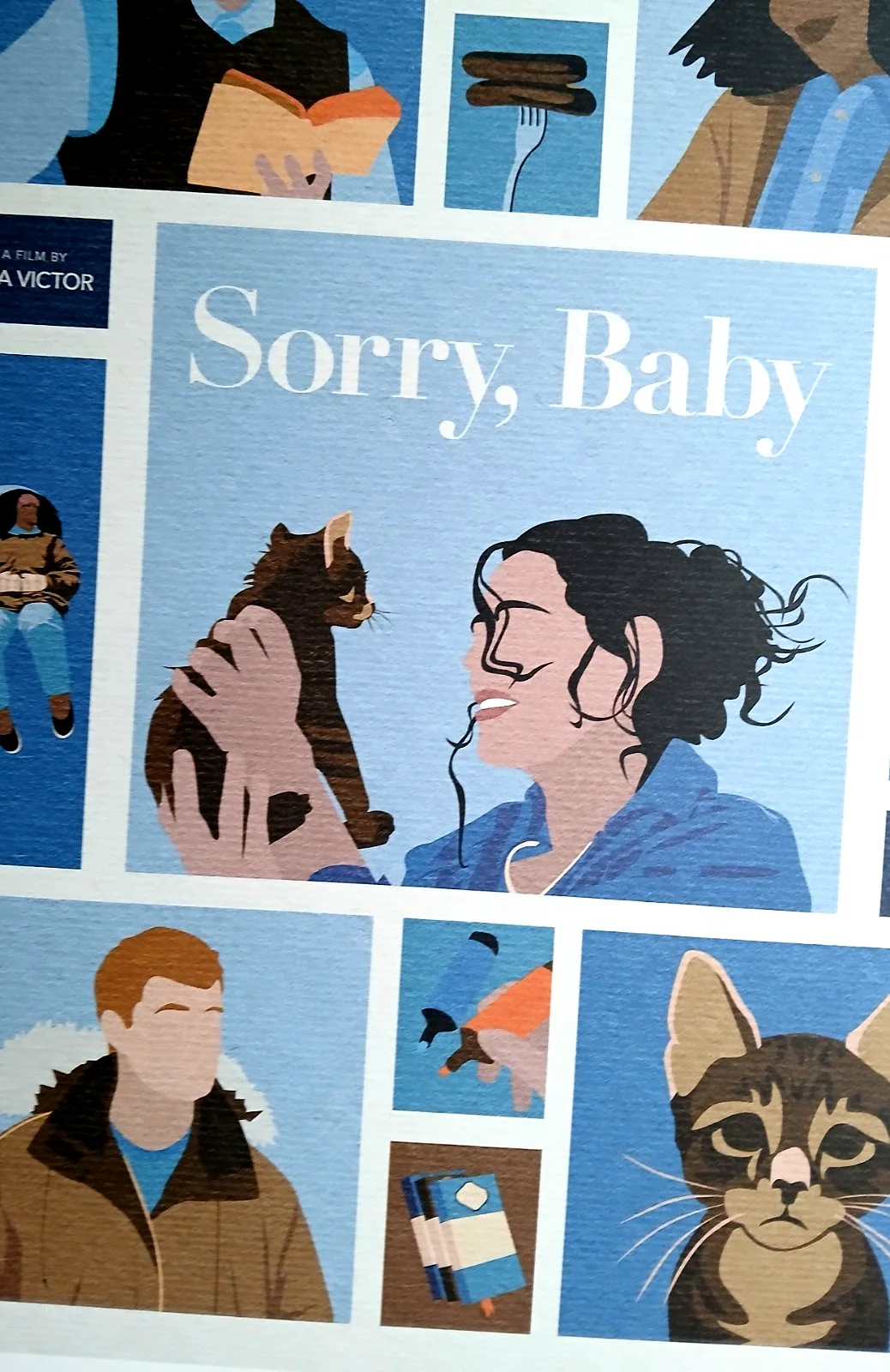 Sorry Baby 2025 Movie Film Poster - A3 Size - Eva Victor Naomi Ackie, изображение 2