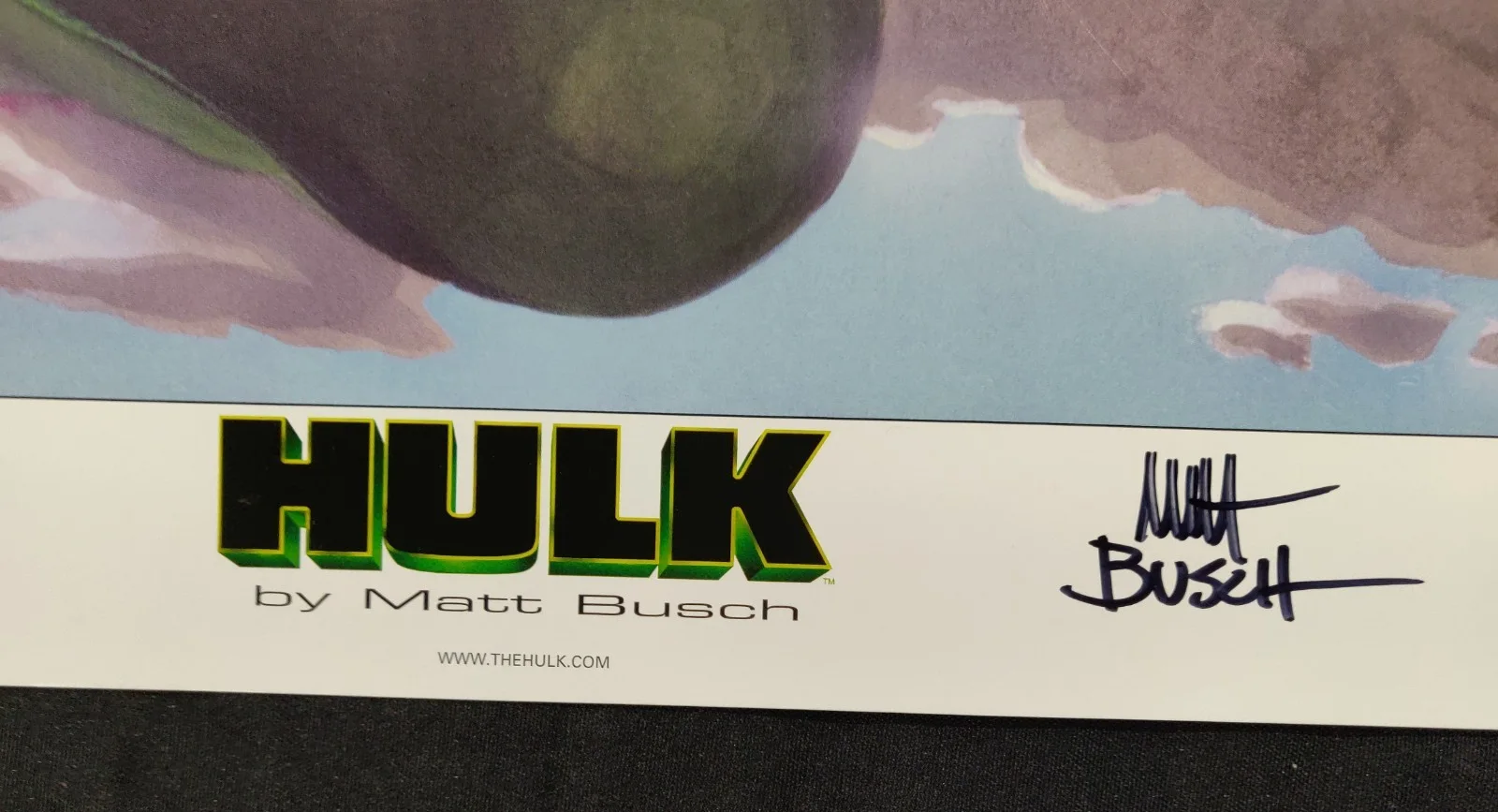 Dynamic Forces 2003 The Hulk Movie 18" x 24" Poster - Signed by Matt Busch, изображение 3