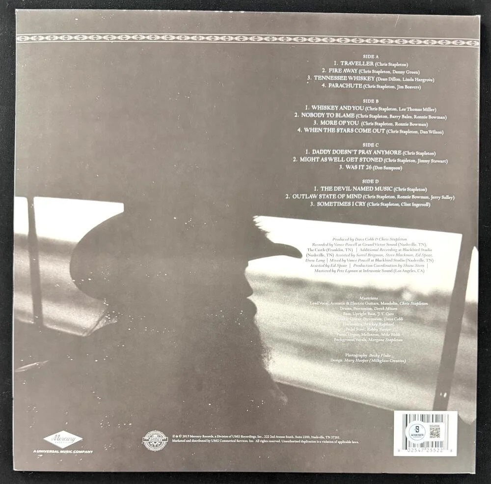 Chris Stapleton — Chris Stapleton Signed Autograph Traveller Album Vinyl Record LP w/ Beckett COA, image 2