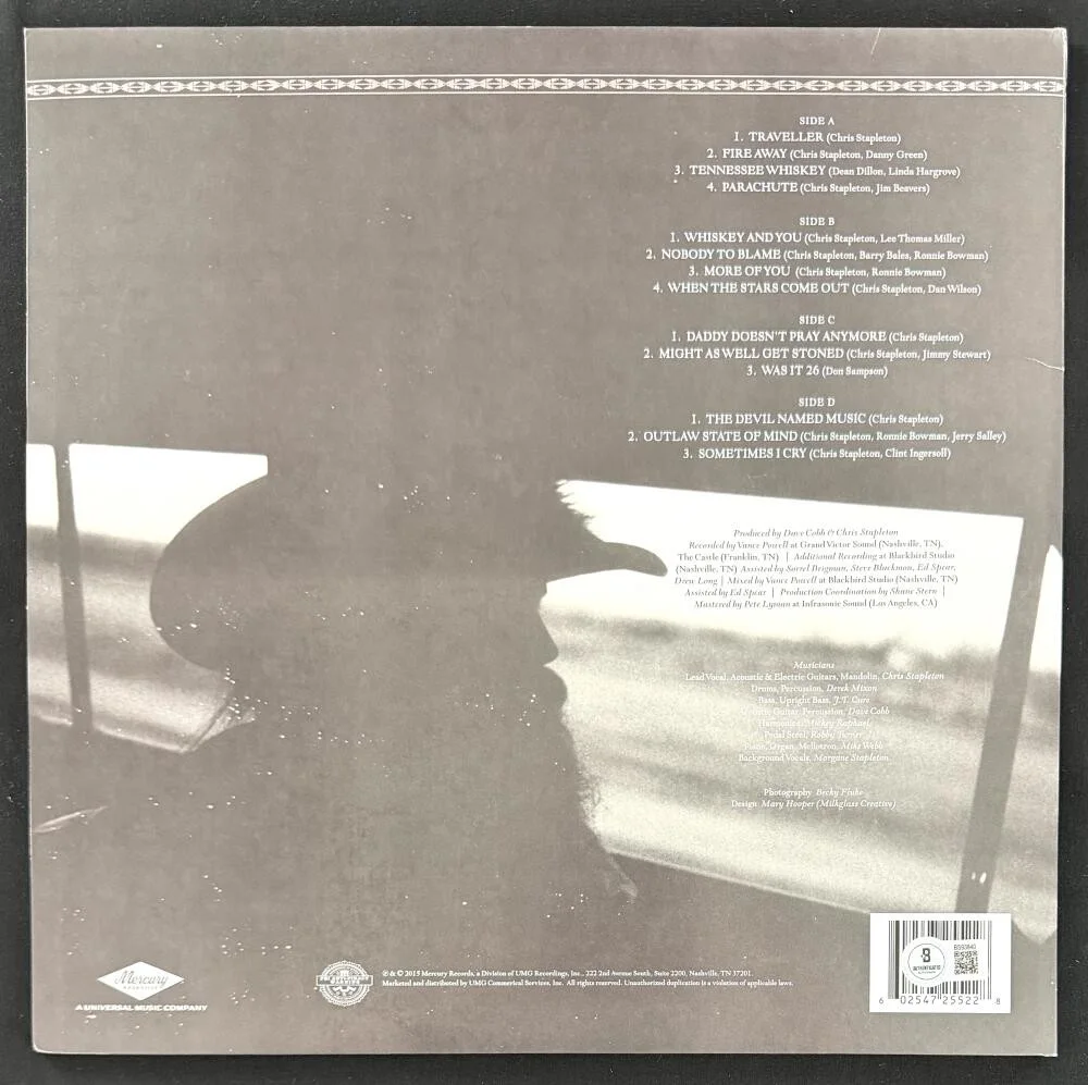 Chris Stapleton — Chris Stapleton Signed Autograph Traveller Album Vinyl Record LP - Beckett COA, изображение 2