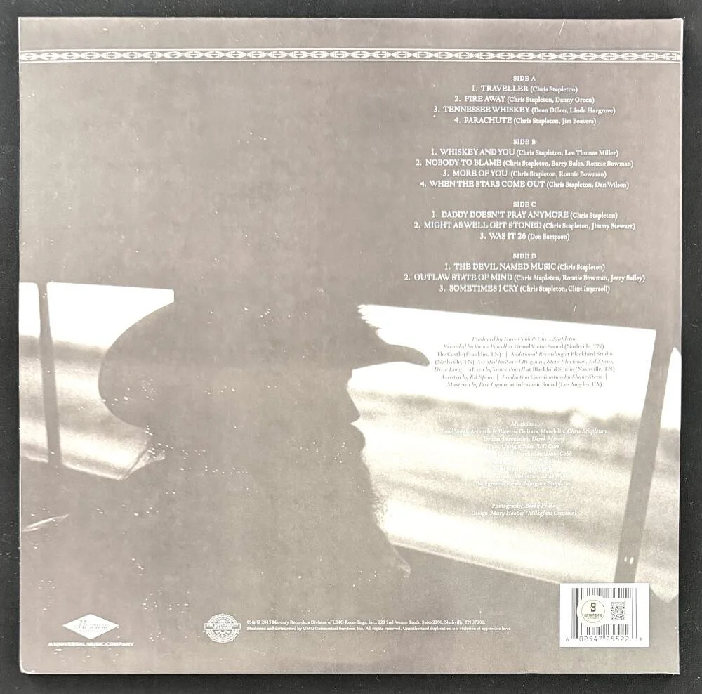 Chris Stapleton — Chris Stapleton Signed Autograph Traveller Album Vinyl Record w/ Beckett COA, изображение 2