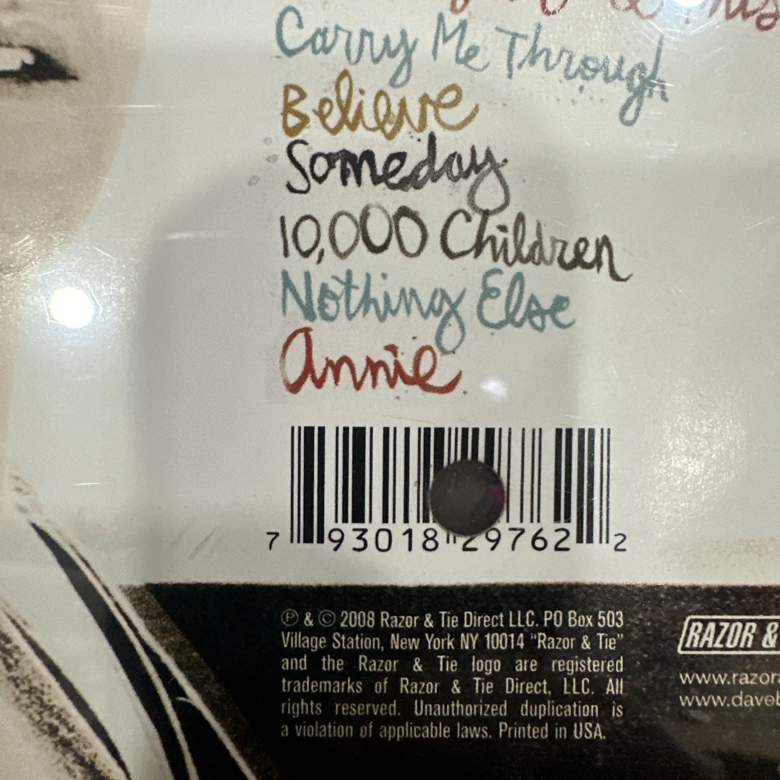 Dave Barnes Signed Cd Autograph, image 3