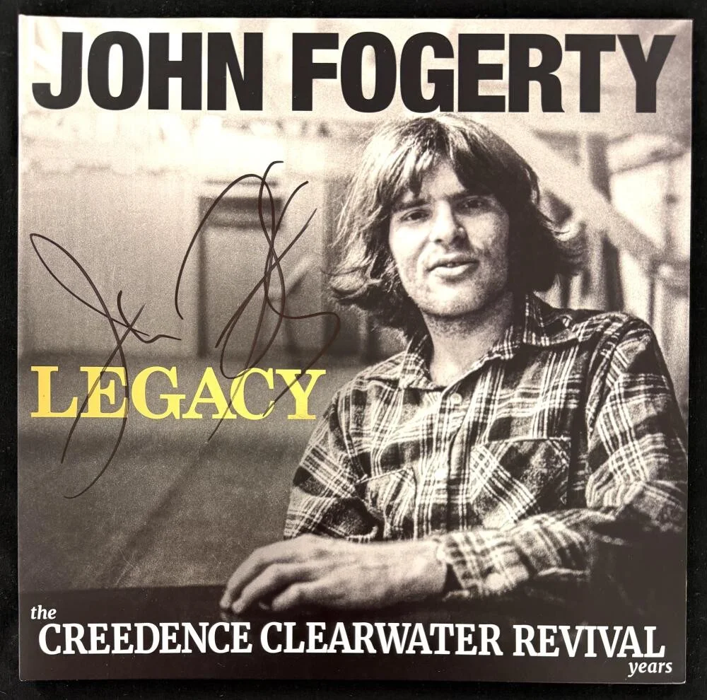 John Fogerty — John Fogerty Signed Autograph Creedence Clearwater Revival Legacy Album Record