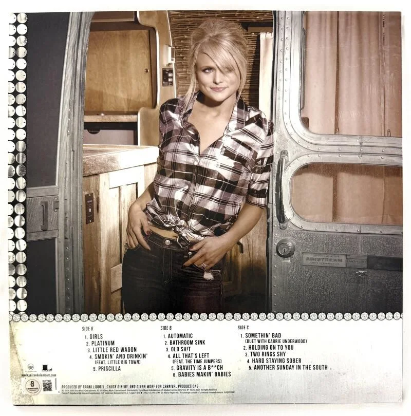 Miranda Lambert — Miranda Lambert Signed Autograph Platinum Album Vinyl Record LP w/ Beckett COA, image 2