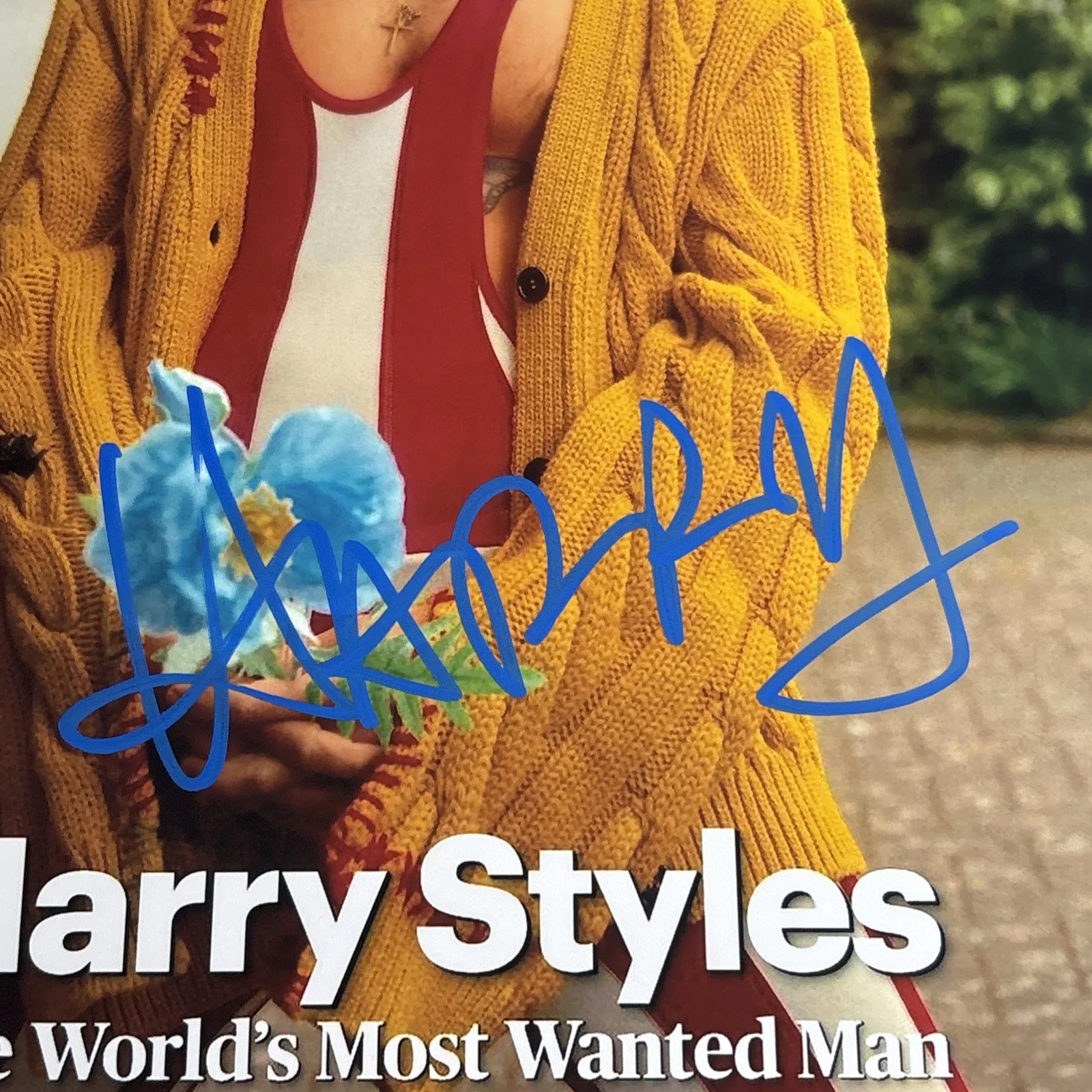 Harry Styles Signed 8x10 Photo Rolling Stone ACA COA A48955 Auto, image 2
