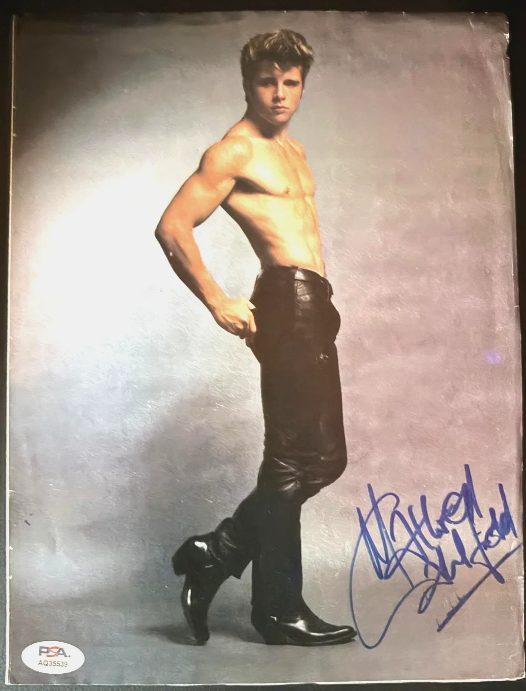Maxwell Caufield — MAXWELL CAUFIELD SIGNED AUTOGRAPHED 8X10 PHOTO DYNASTY THE COLBYS GREASE PSA COA