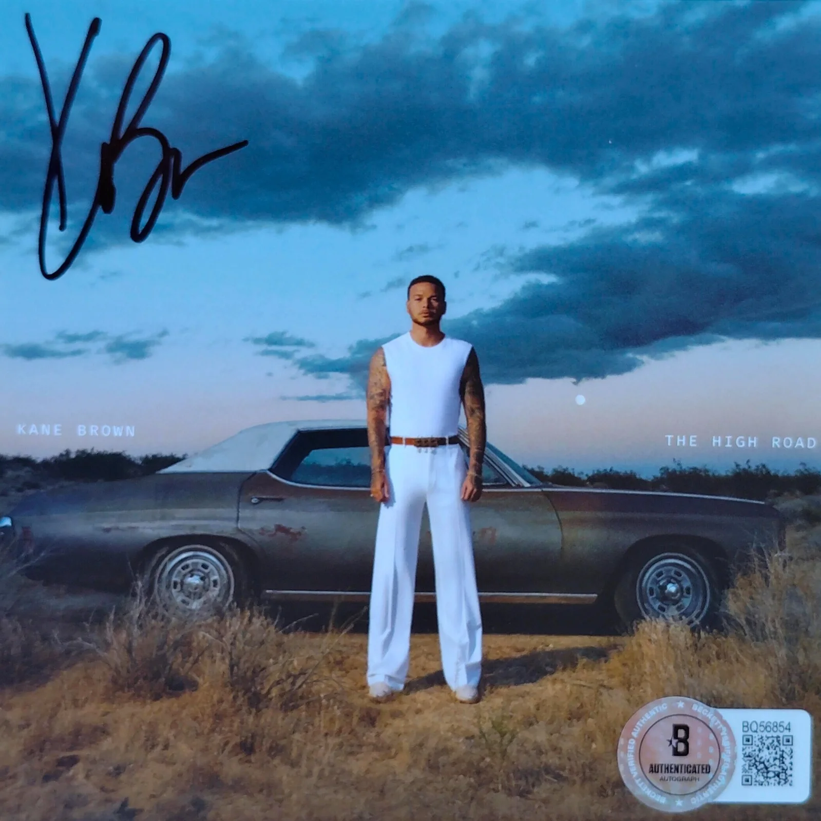 Kane Brown — Kane Brown Signed The High Road CD Booklet CD Framed Beckett BAS COA Country Pop, image 2