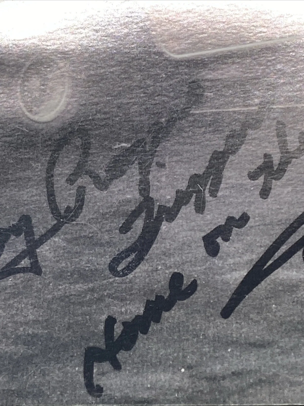 A Pair Of Black & White Roy Rodgers Trigger Truck And Trailer Printed Autograph, изображение 4