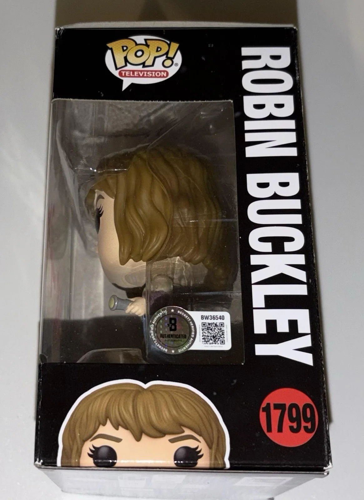 Maya Hawke Signed Robin Stranger Things Funko BAS Beckett, image 2