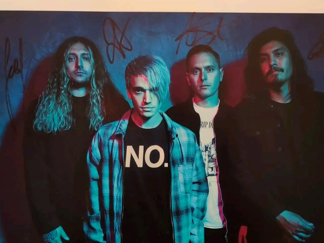 Badflower Autographed Sonic Temple Poster Signed 13x19 May 2023 All Members New, image 2