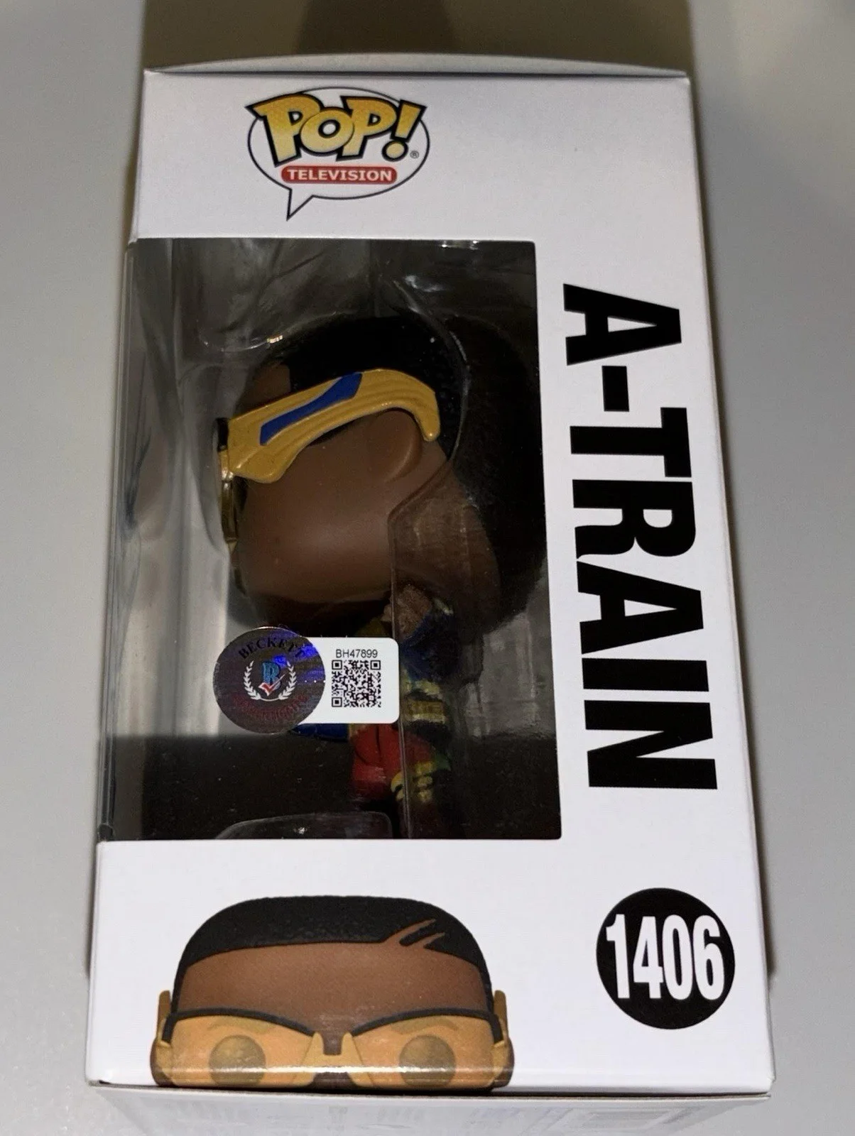 Jesse T Usher Signed A Train The Boys Funko BAS Beckett, image 2