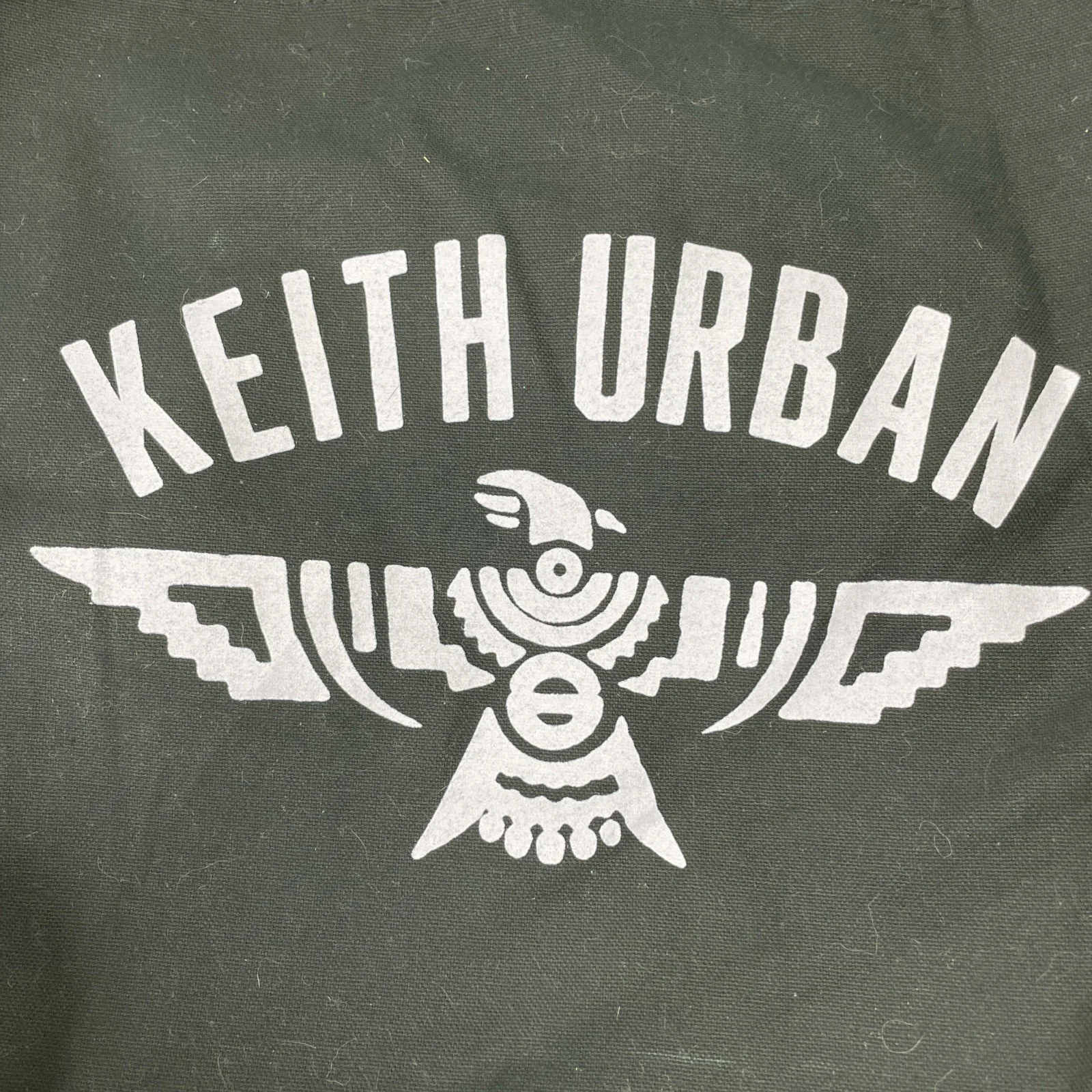 Keith Urban Black Lavender Phoenix Cotton Canvas Tote Bag Concert Souvenir, image 2