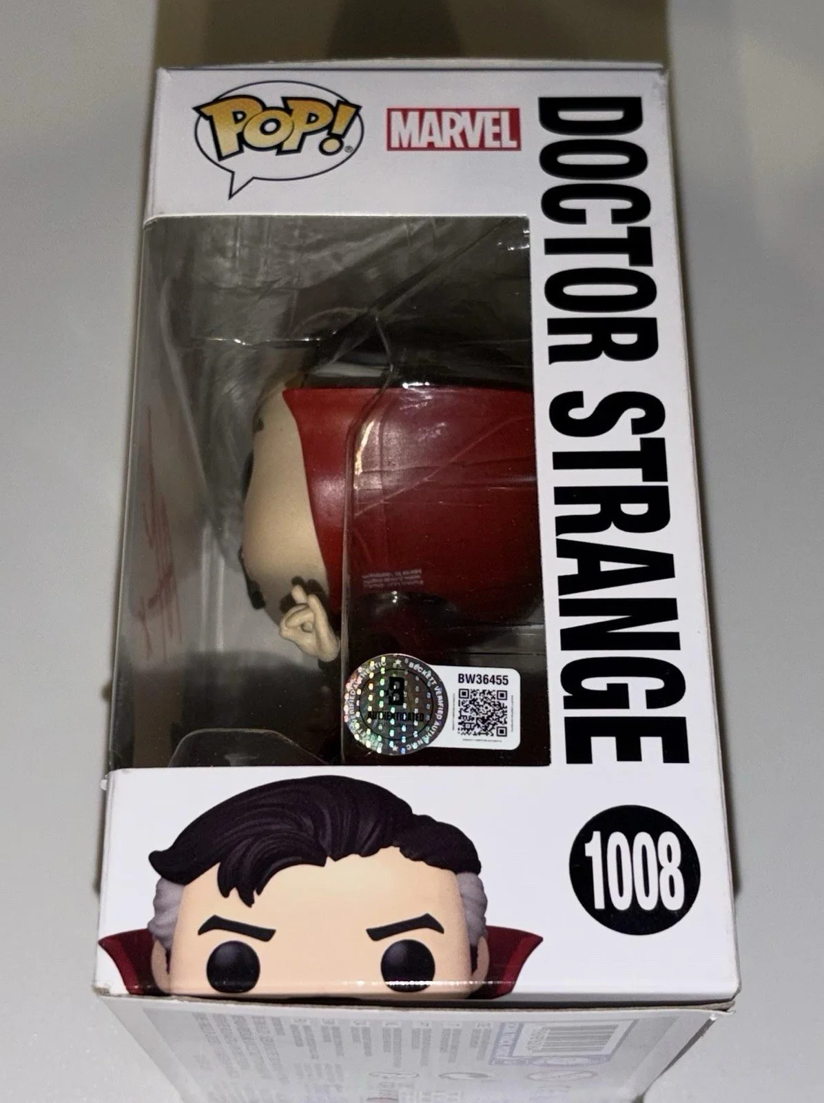 Benedict Cumberbatch Signed Doctor Strange Funko BAS Beckett Avengers, image 3