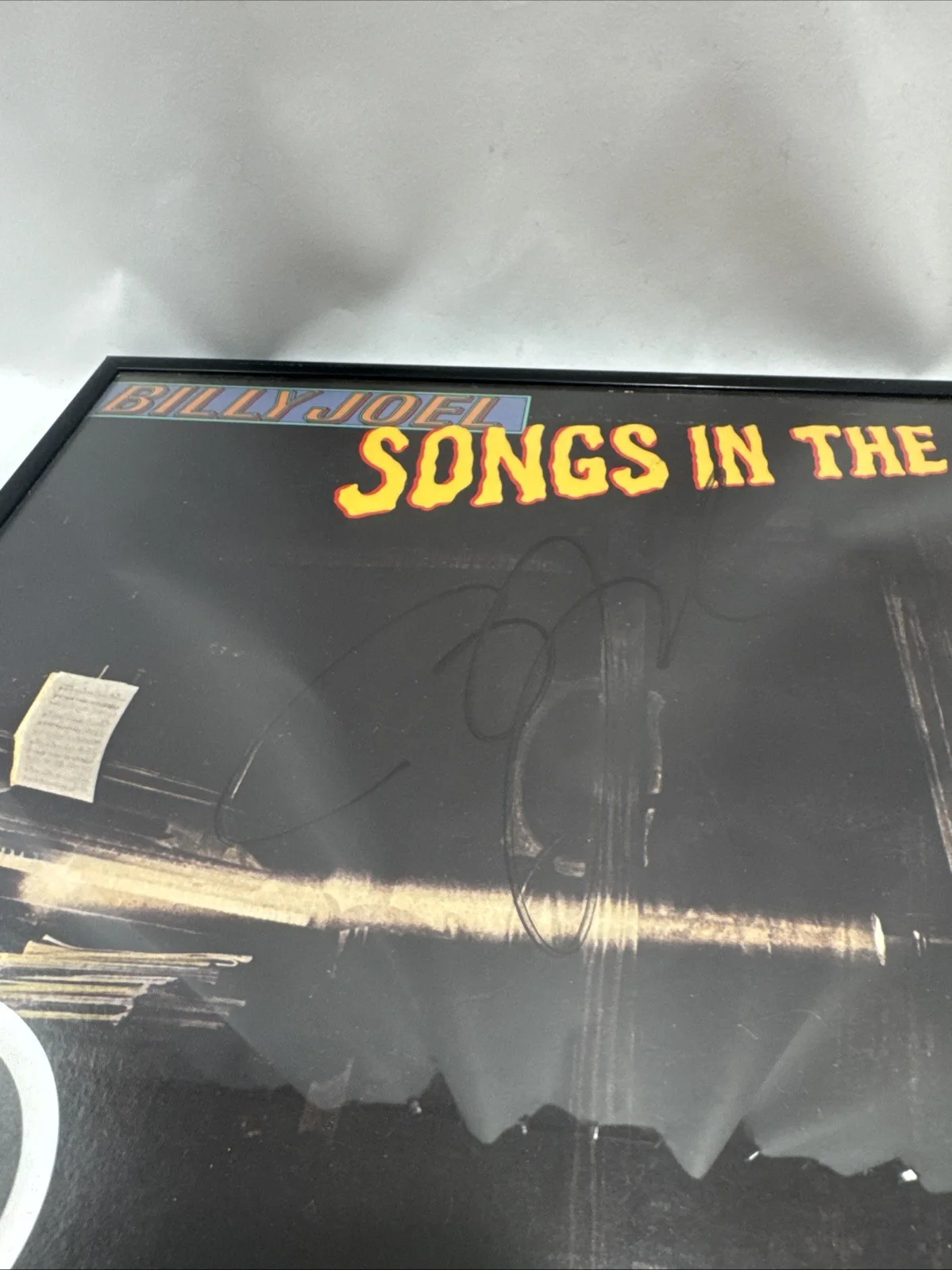 Billy Joel Signed Autographed "Songs in the Attic" Record Album, image 2
