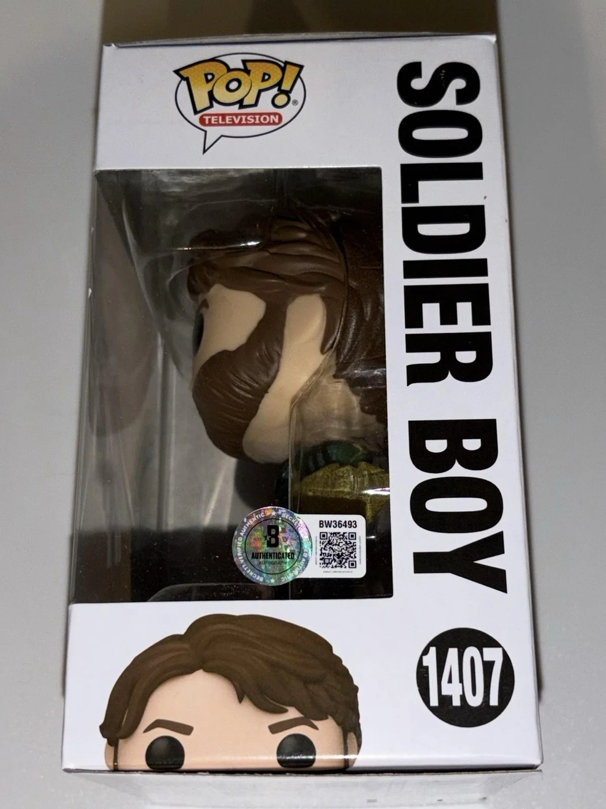 Jensen Ackles Signed Soldier Boy The Boys Funko BAS Beckett, изображение 2