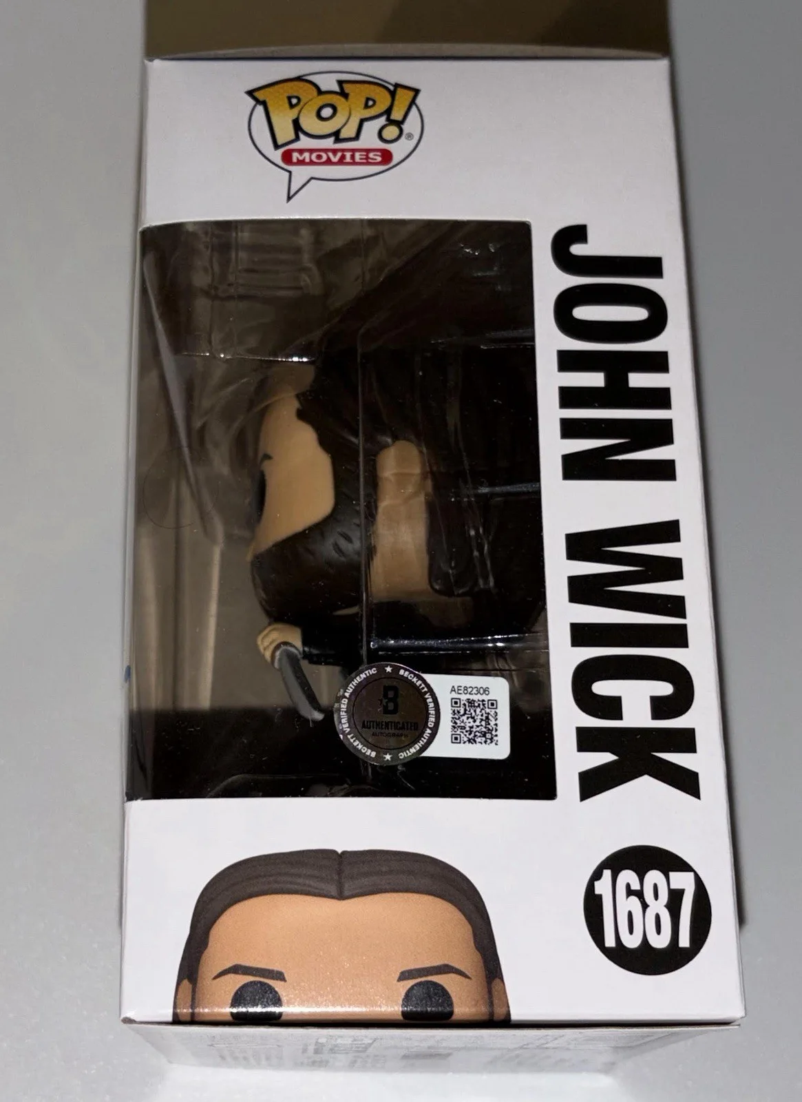 Keanu Reeves Signed John Wick Funko BAS Beckett The Matrix Neo, изображение 2