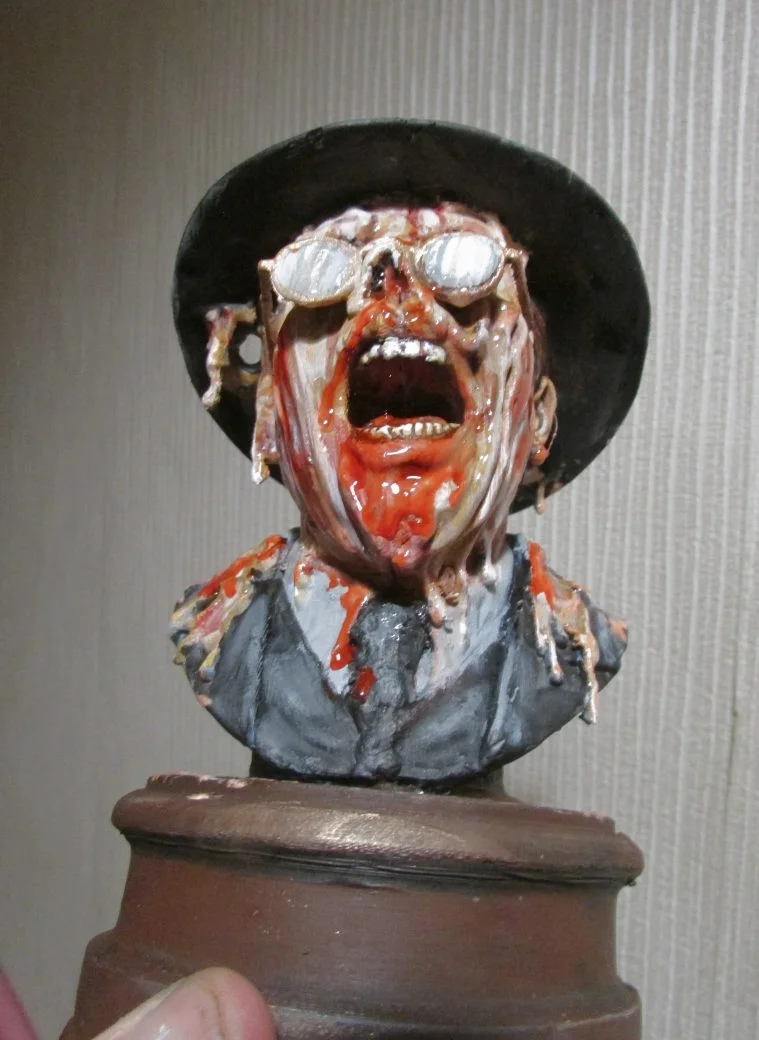 RAIDERS OF THE LOST ARK MELTING TOHT 1/3 STATUE PAINTED AND FINISHED, изображение 2