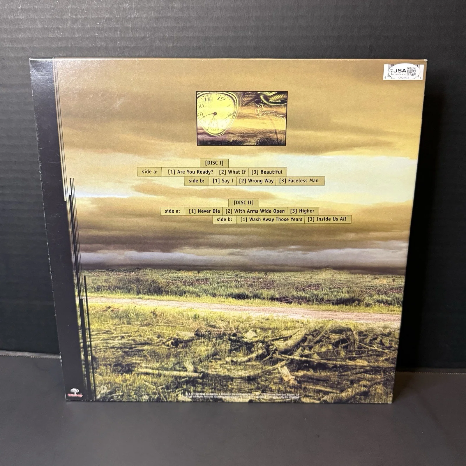 Scott Stapp Signed Human Clay Vinyl Autographed Album Creed Singer JSA COA Lp, изображение 2