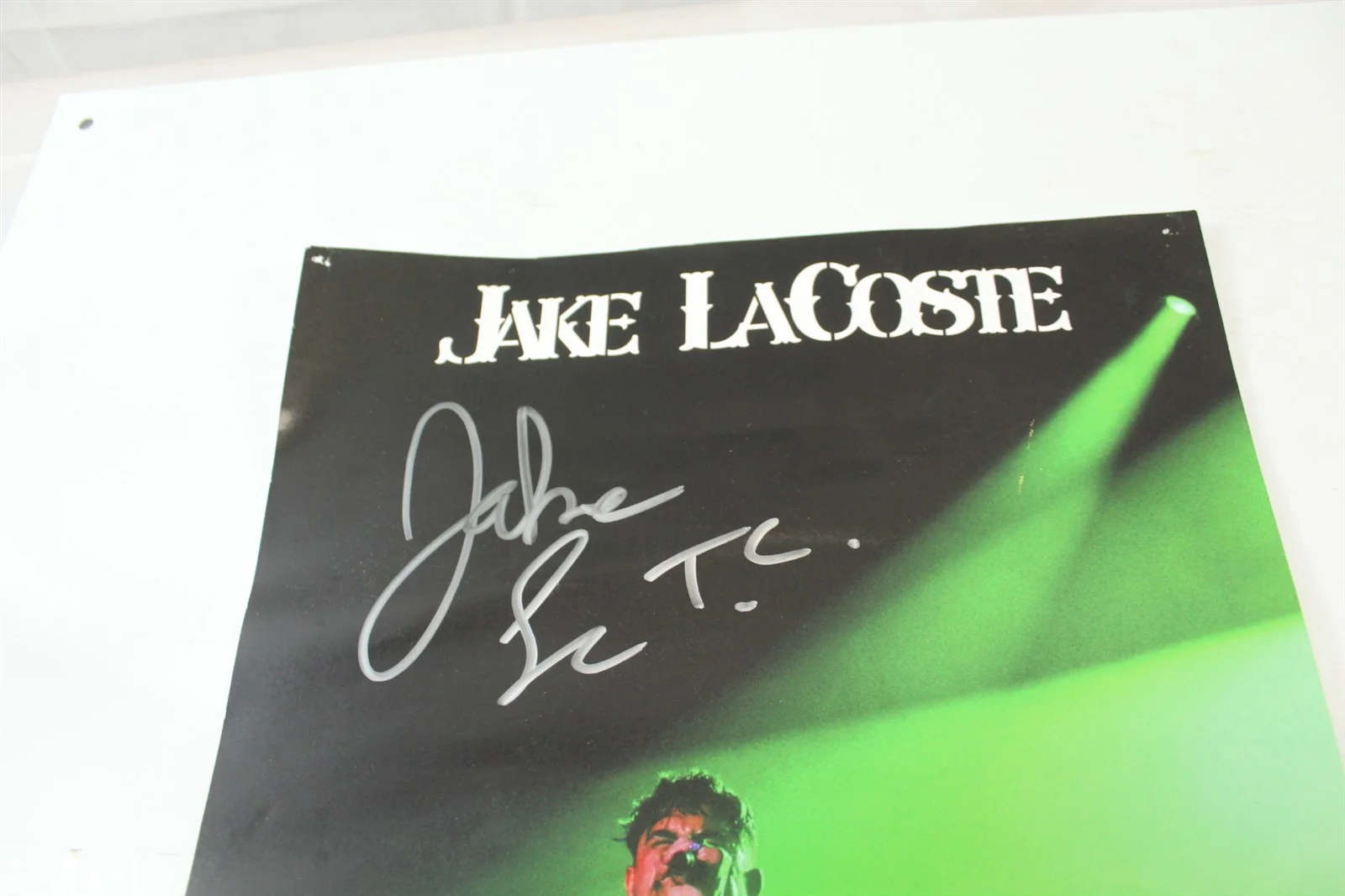 Jake LaCoste Autographed Poster Personalized 11" x 17" Music Collectible, изображение 2