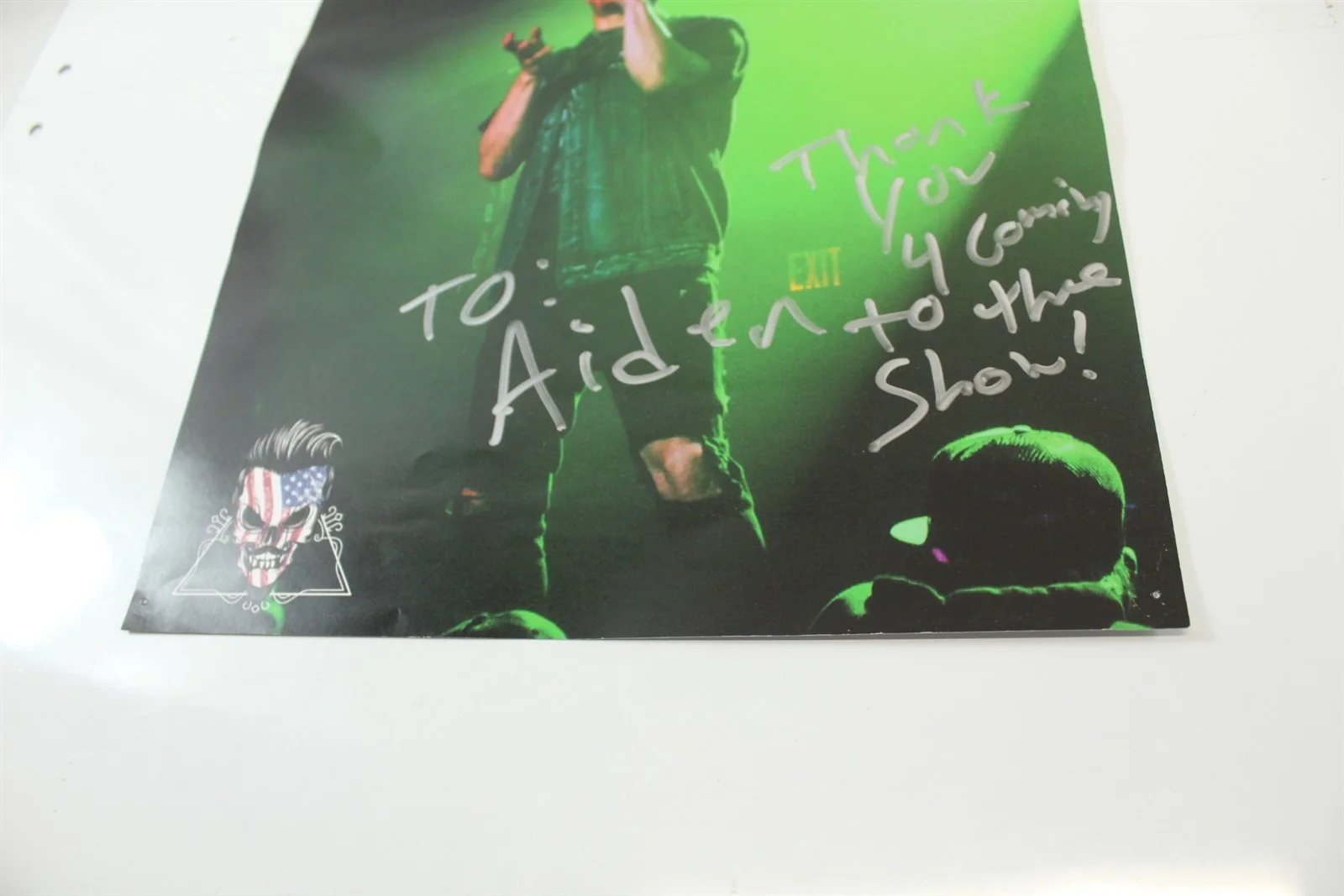 Jake LaCoste Autographed Poster Personalized 11" x 17" Music Collectible, изображение 4