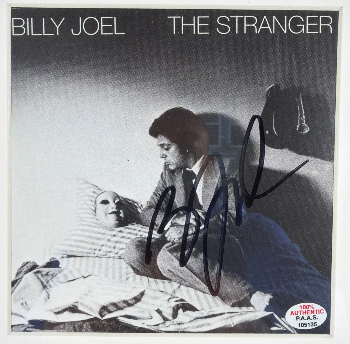 Billy Joel Signed The Stranger Framed CD Display PAAS COA Autograph, image 2