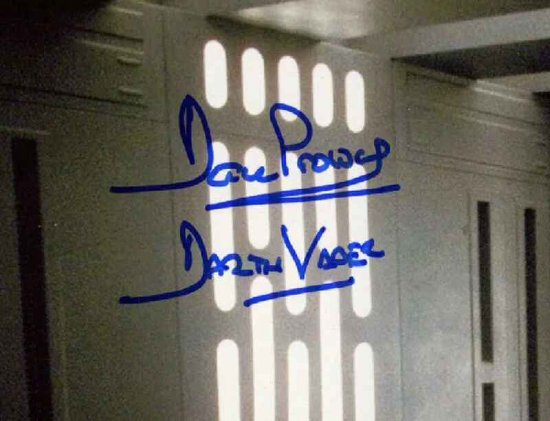 DAVID DAVE PROWSE SIGNED AUTOGRAPHED 11x14 PHOTO + DARTH VADER RARE BECKETT BAS, image 2