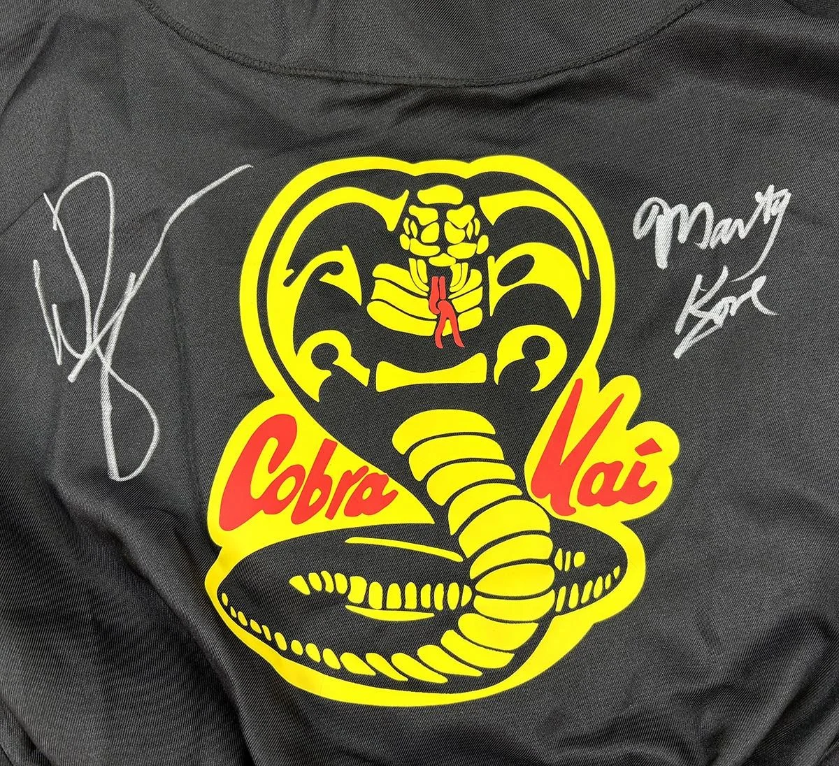 William Zabka — William Zabka & Martin Kove Signed Autographed Cobra Kai Karate Gi TRISTAR, изображение 2