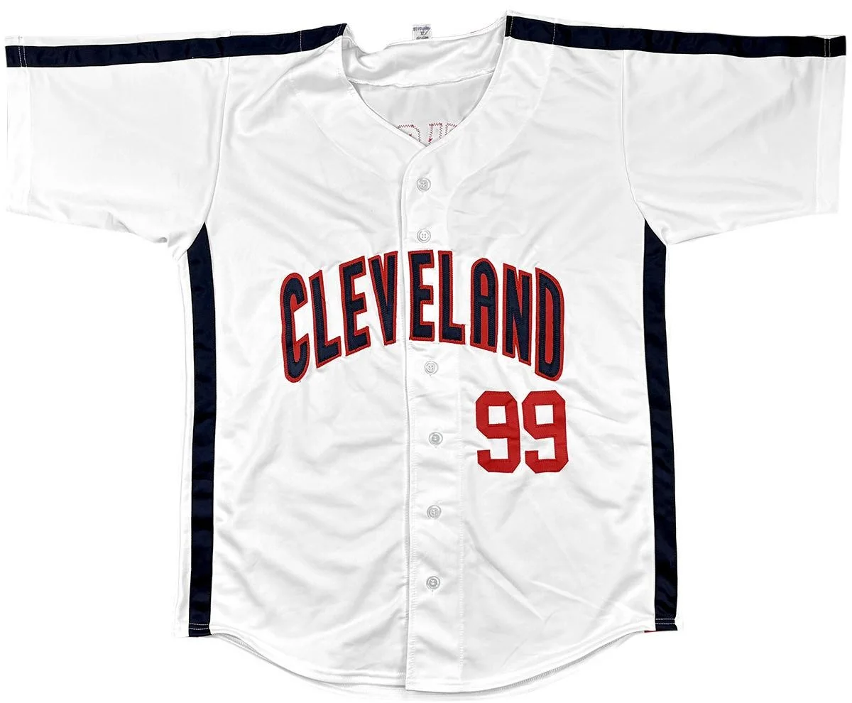 Charlie Sheen — Charlie Sheen Autographed Major League Ricky Vaughn Cleveland Jersey TRISTAR, изображение 3