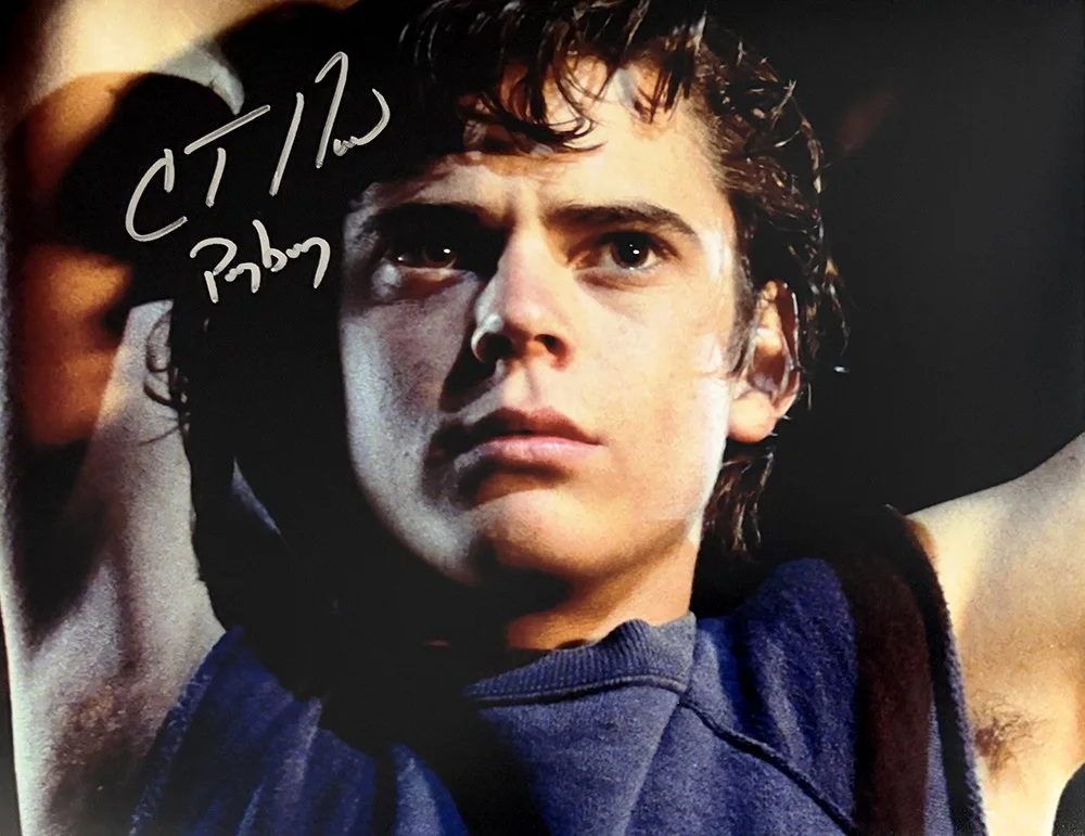 C. Thomas Howell — C. Thomas Howell Autographed The Outsiders 11x14 Photo Inscribed Ponyboy TRISTAR