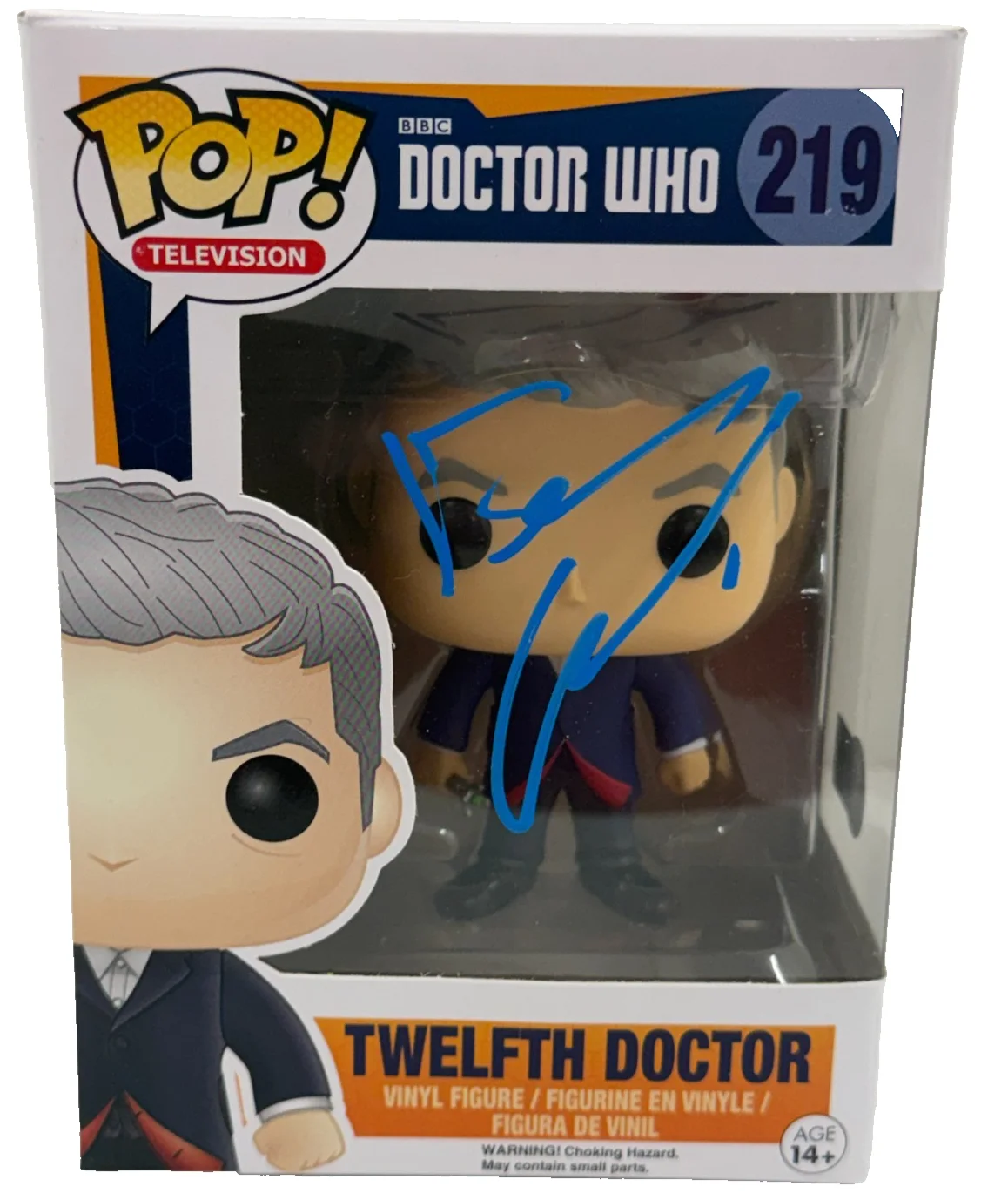 Peter Capaldi — Peter Capaldi Signed Twelfth Doctor Funko Doctor Who Authentic Autograph Beckett