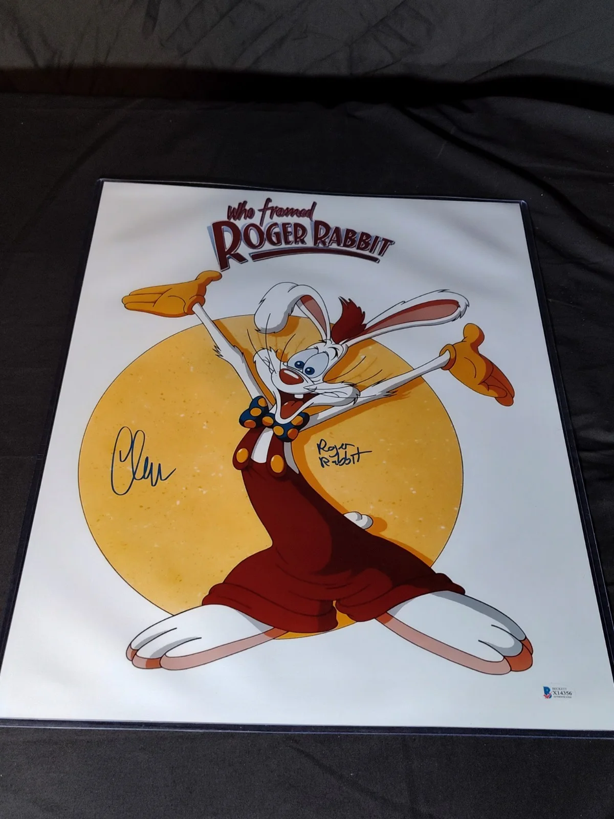 Charles Fleischer — Who Framed Roger Rabbit (Charles Fleischer) Signed 16x20 With Beckett COA, image 2