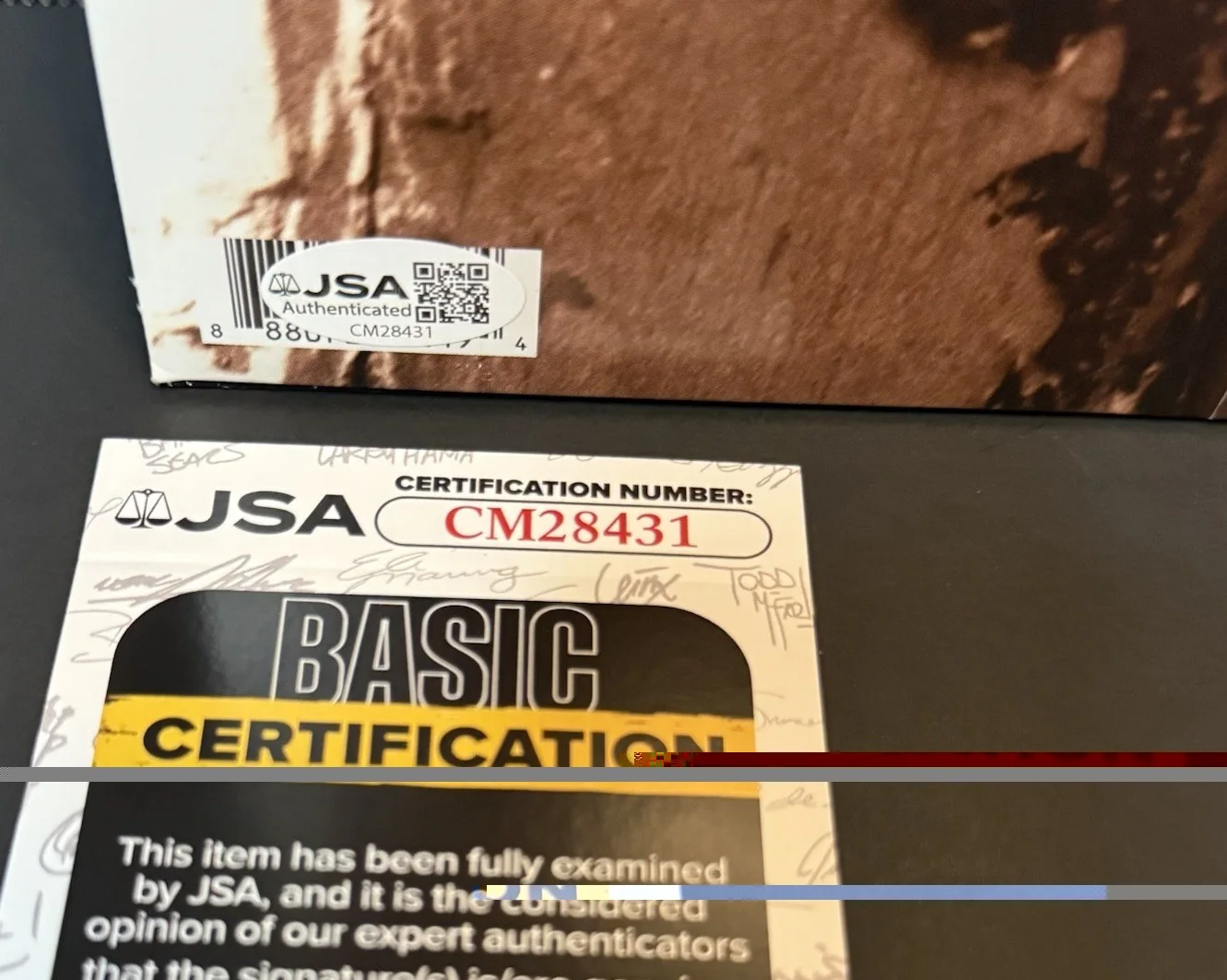 Scott Stapp Signed My Own Prison Vinyl Autographed Album Creed Singer JSA COA, image 4