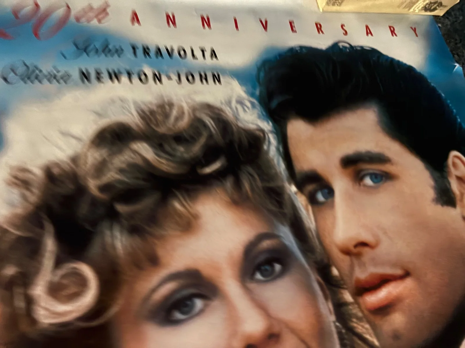 Olivia Newton John — Olivia Newton-John Hand-Signed Grease 20th Anniversary (1998) Movie Poster w/COA, image 4