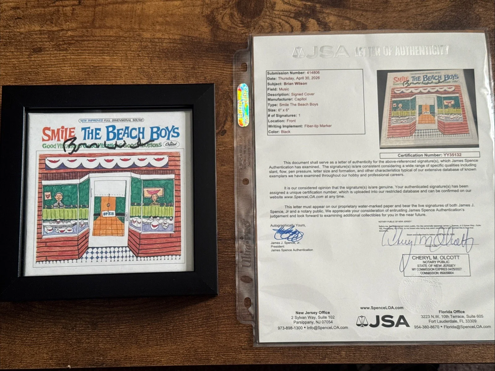 Beach Boys Brian Wilson Signed Autographed SMILE SESSIONS JSA Boxset Pet Sounds!, image 2