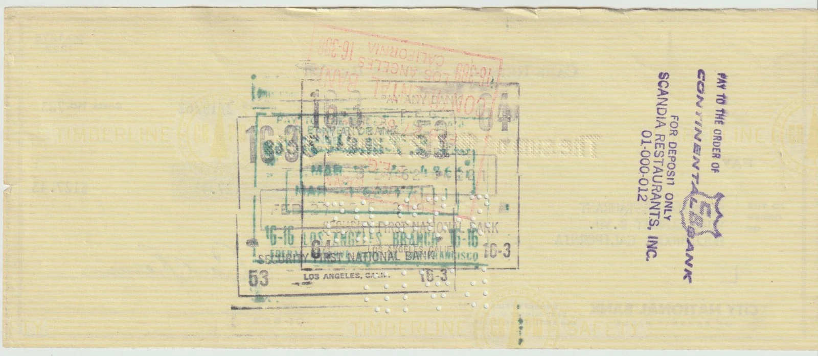 Carl Reiner — CARL REINER Signed Check 2/15/1962 - Actor, Comedian, Television Hall of Fame, изображение 2