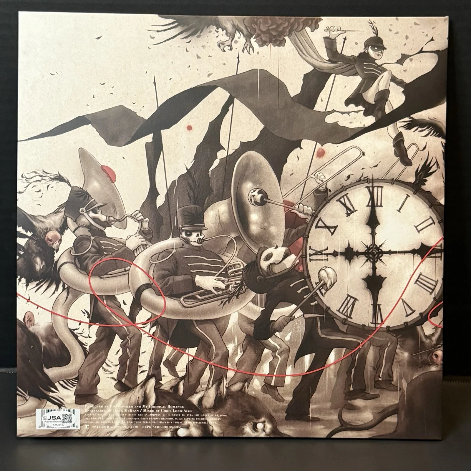 Frank Iero Signed My Chemical Romance Autographed Album JSA COA The Black Parade, image 3
