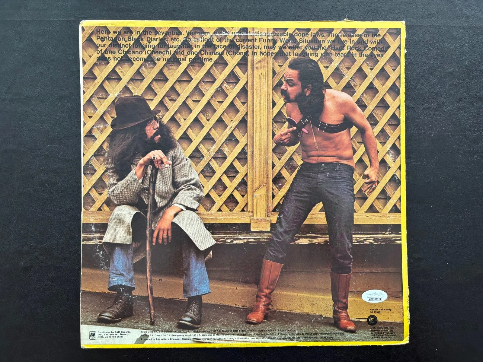 Cheech, Chong — Cheech and Chong – Cheech & Chong LP (Signed by both), image 2