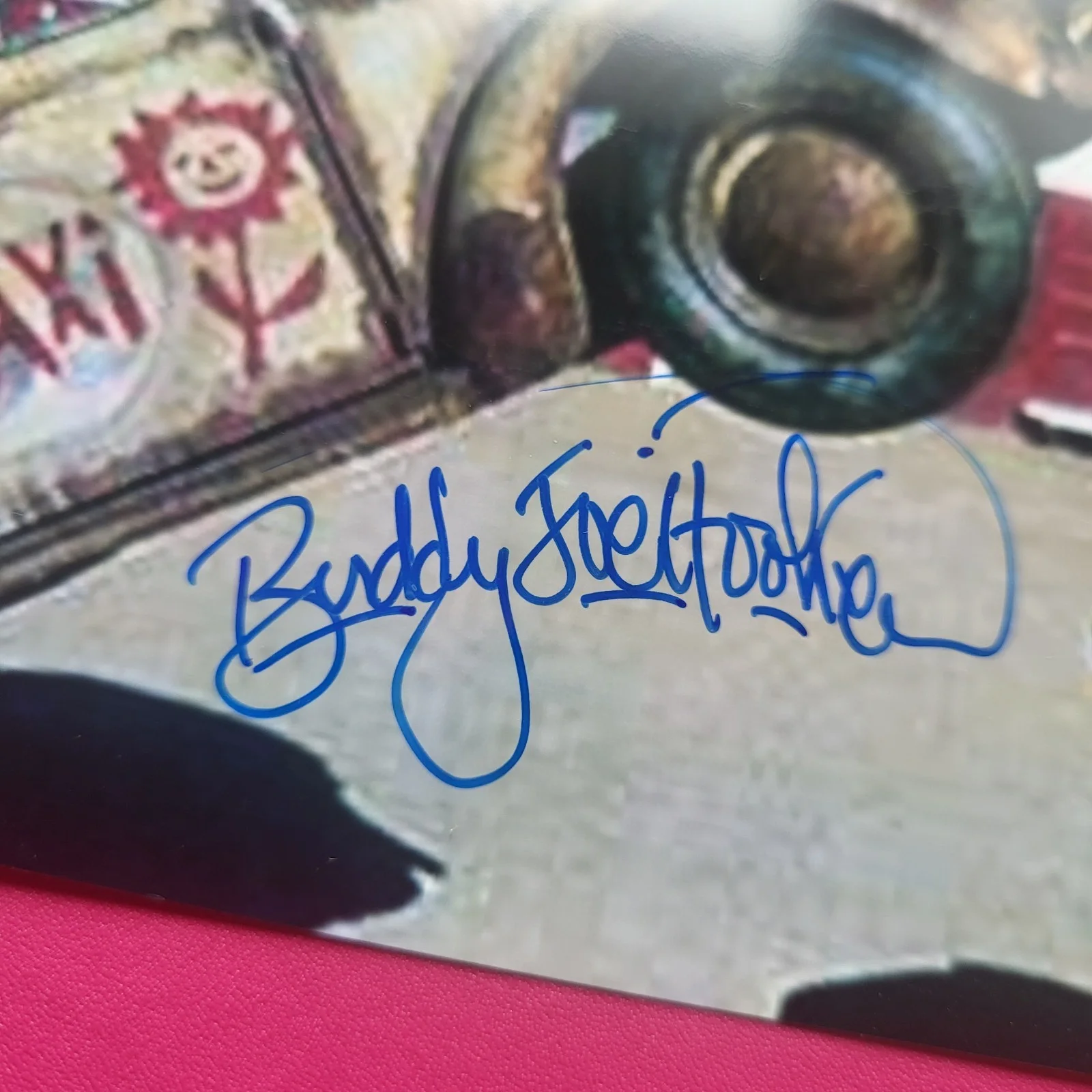 Buddy Joe Hooker — Buddy Joe Hooker Herbie Goes Bananas Hand Signed 4x6 Autograph, image 2