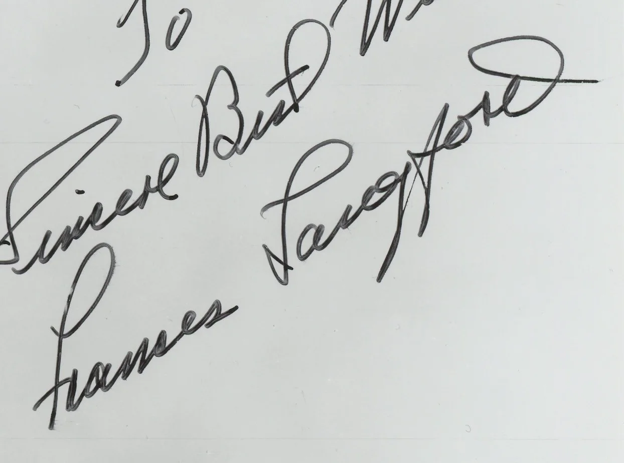 Frances Langford Golden Age Actress Autographed Signed 8x10 Photo AMCo COA, image 2